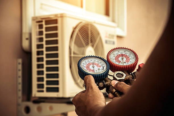 Professional Hvac technician working in Macy, IN